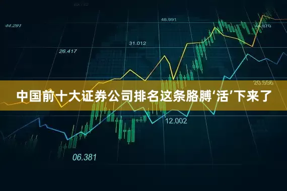 中国前十大证券公司排名这条胳膊‘活’下来了